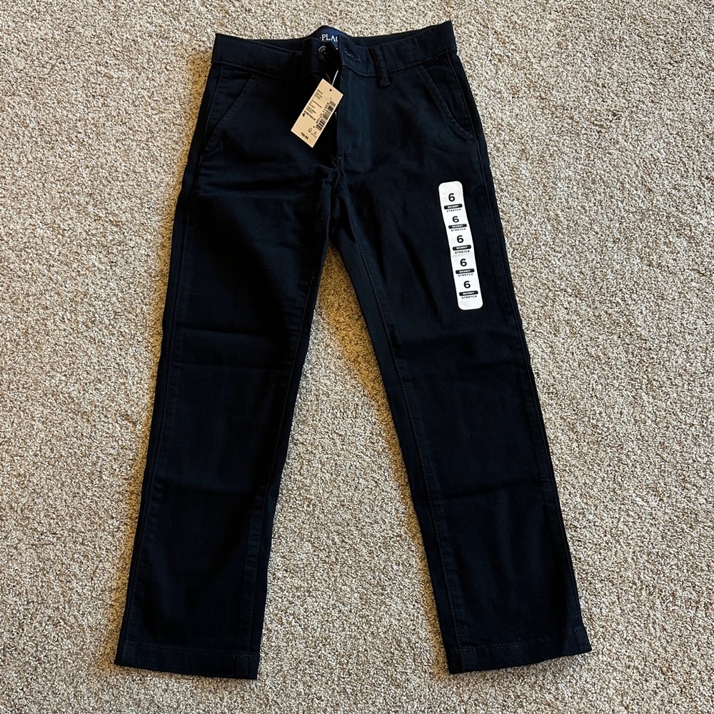NWT The Children's Place Black Kids Dress Pants